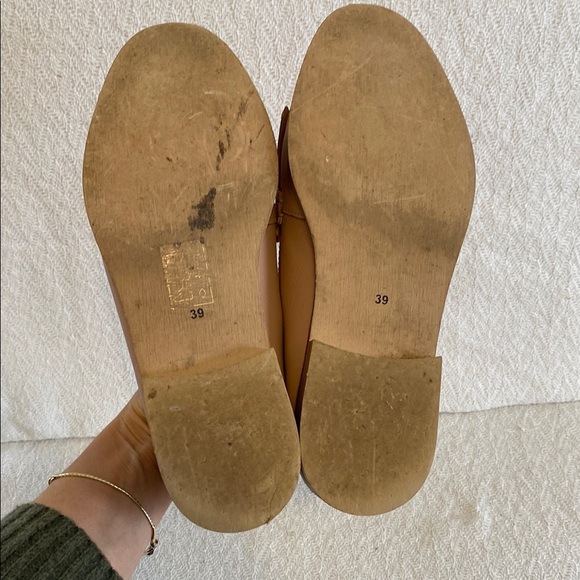 Dune London Women's Blush Pink Leather Kiltie Loafers Tassels Slip on Goosie - Picture 4 of 14